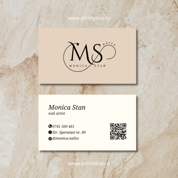 Carte de vizită personalizată - document digital gata de printat