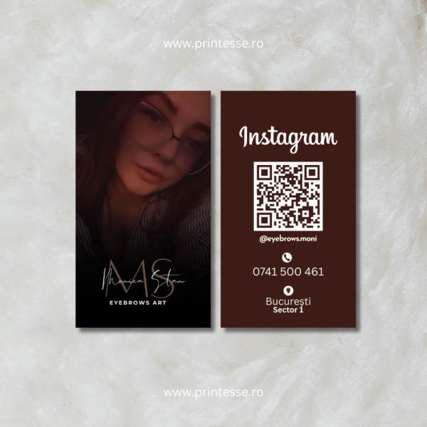 Carte de vizită personalizată - document digital gata de printat