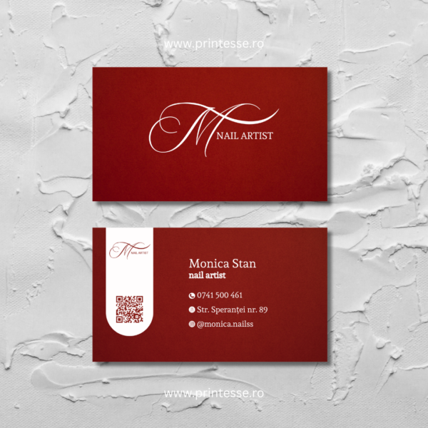 Carte de vizită personalizată - document digital gata de printat